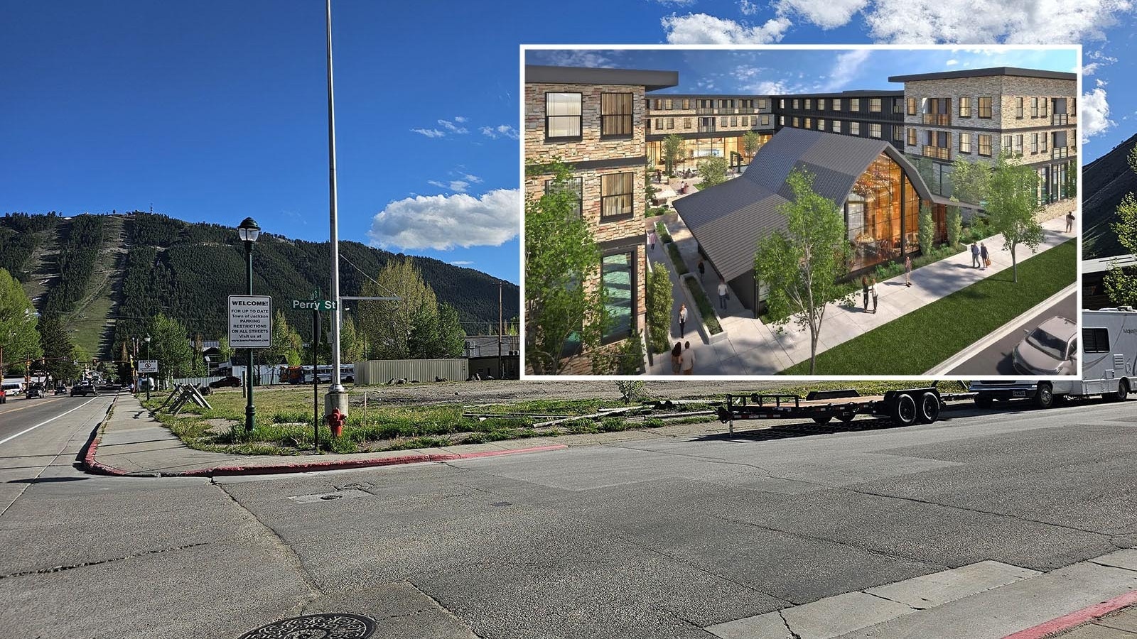 Jackson Town Council on Monday approved the town’s largest ever hotel and condo complex, a massive 244,000-square-foot development by Mogul Capital. It’s a third smaller than the company’s original proposal and will take up a city block.