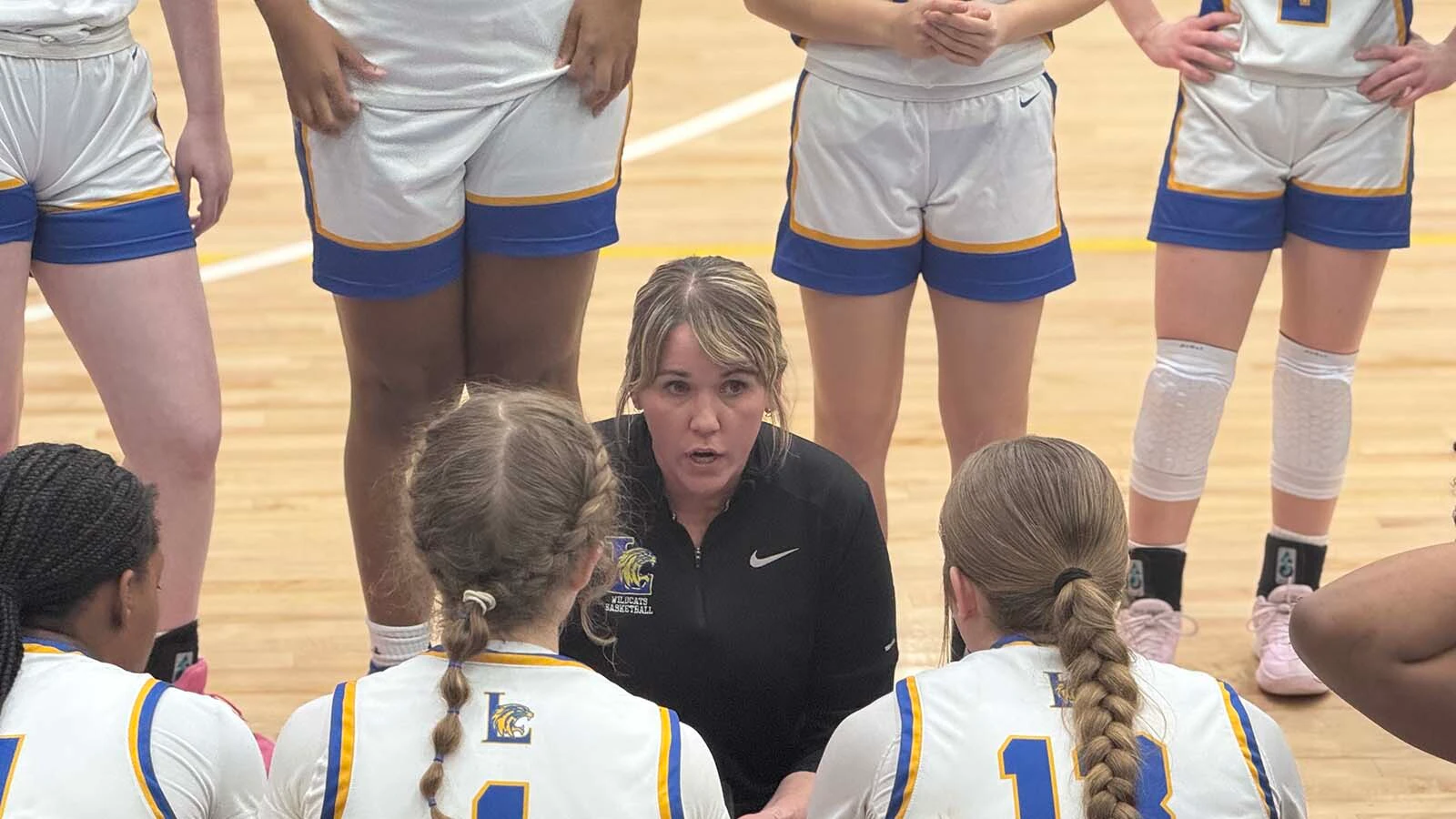 Molly (Marso) Goodrich was one of the best girls' high school basketball players in Wyoming history until a knee injury suddently ended her playing career. Now a coach, she won state girls' titles for Douglas High School before moving to Lexington, South Carolina, where she's become one of the preeminent coaches in that state.