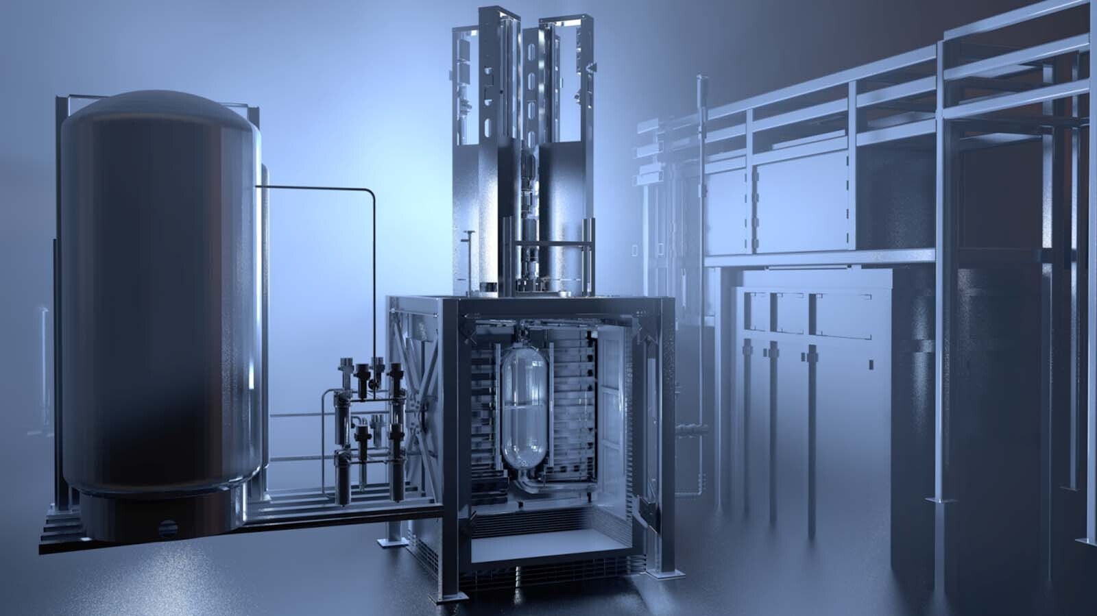 Rendering of the Molten Chloride Reactor Experiment, a fast reactor experiment set to launch operations by 2030.