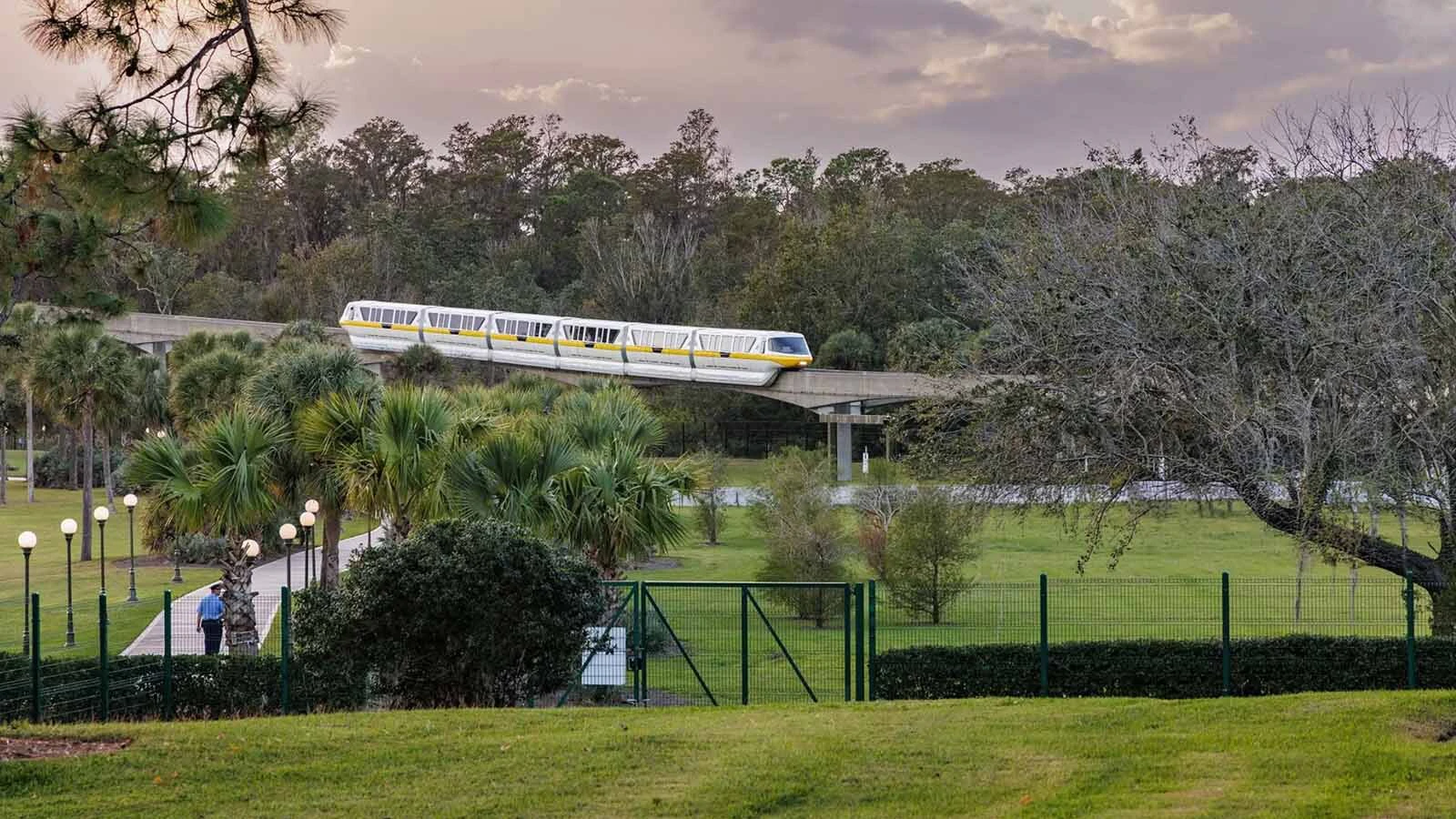 The monorail at Disney World near Orlando, Florida.