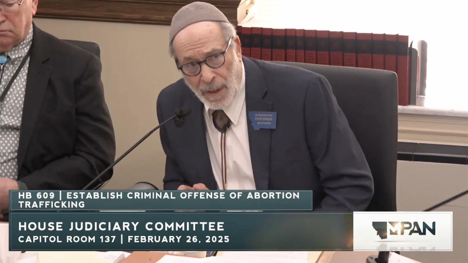 Rep. Ed Staffman asked for statistical evidence that “abortion trafficking” is in fact a problem that will lead to future incarcerations. Supporters of HB 609 offered none during Wednesday’s hearing.