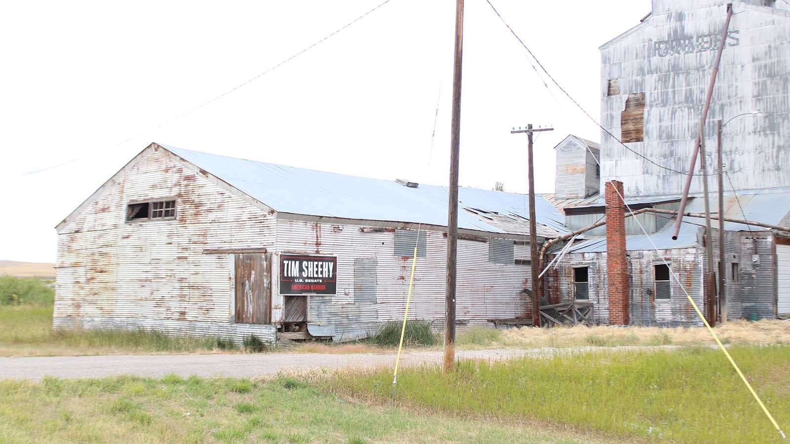 A campaign sign for Republican U.S. Senate candidate Tim Sheehy in northern Montana.