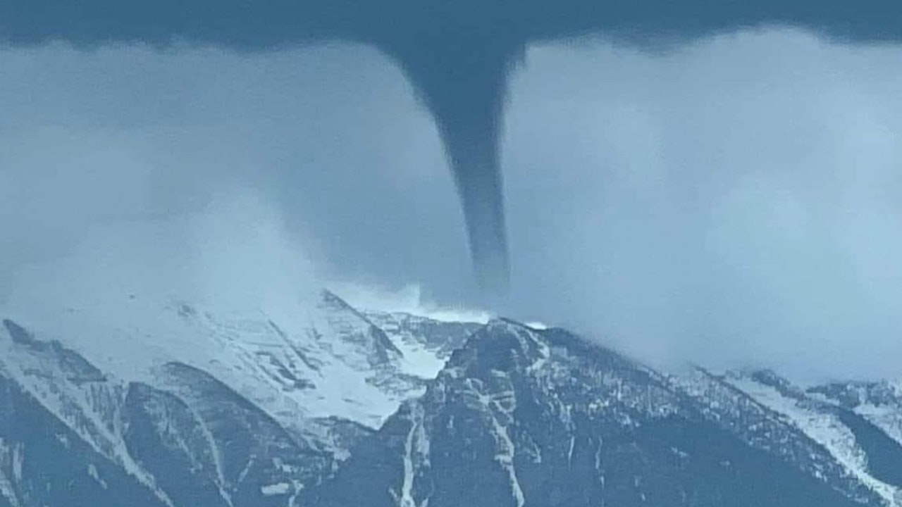 That’s Not A Humongous Tornado On A Mountain Top In Montana, It’s A