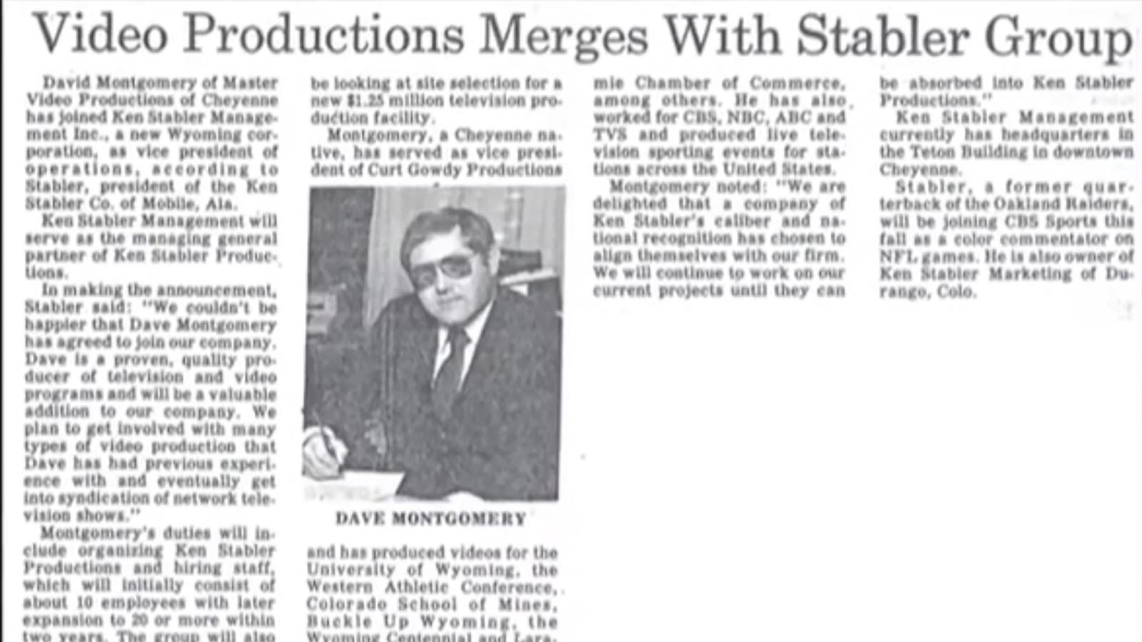 Dave Montgomery was asked to leave the University of Wyoming as a young man. He’d later receive a degree while also building a legendary career.