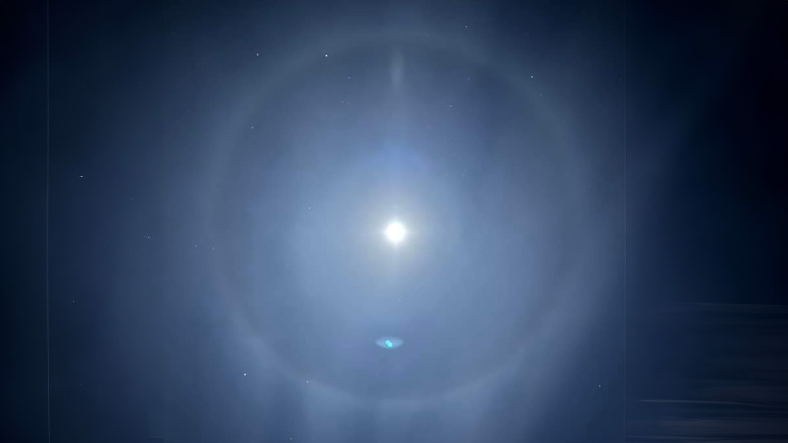 This photo of a rare moon halo seen from Sheridan was shared by James Gilbert via Wyoming Through the Lens Facebook page.