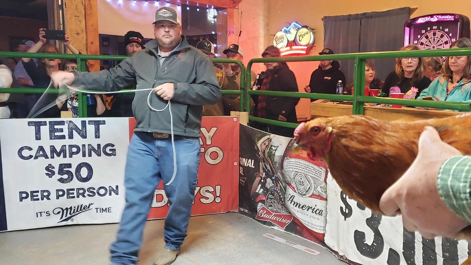 Moorcroft chicken roping 3 2 20 23