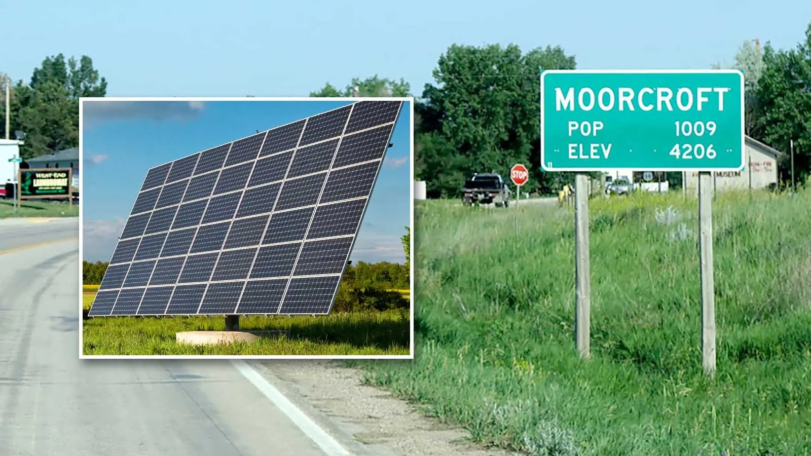 Moorcroft green sign solar 10 7 26
