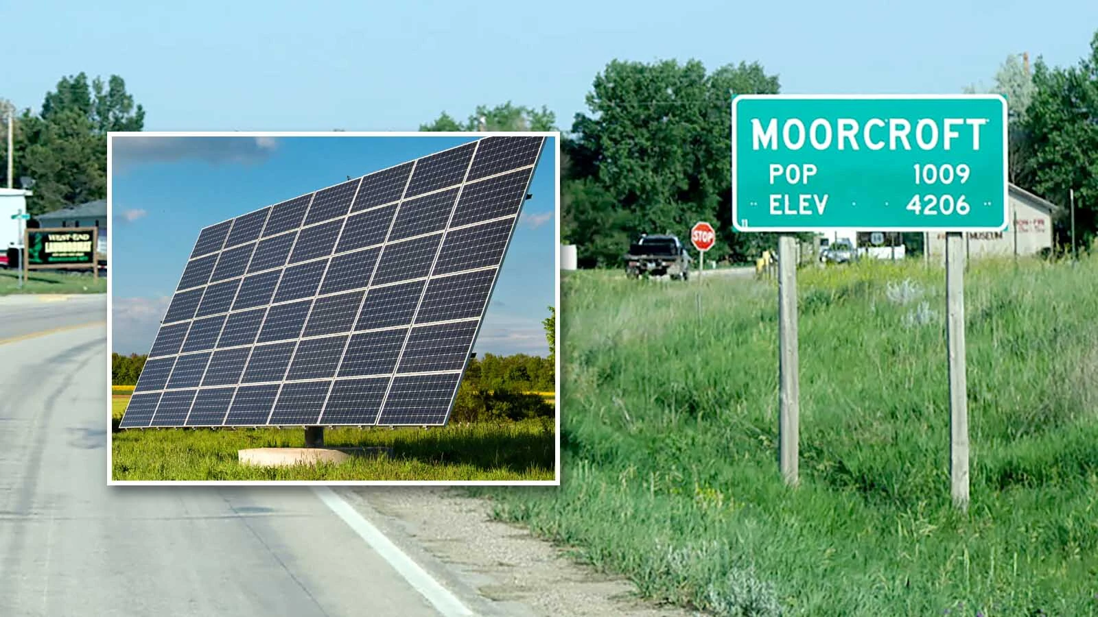 Moorcroft green sign solar 10 7 26