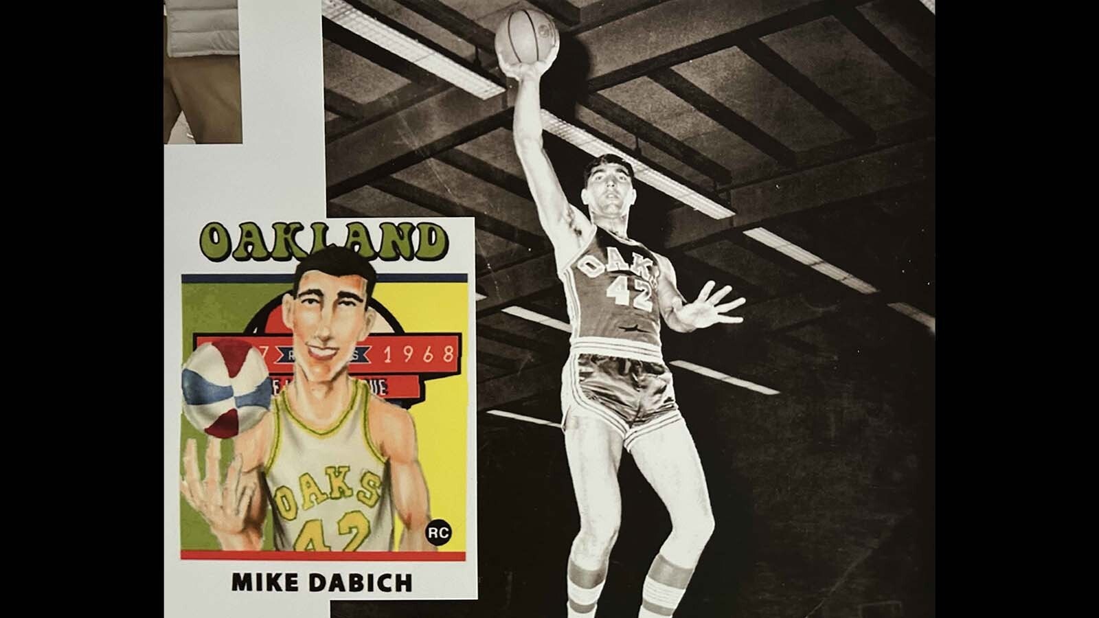 Dabich’s signature shot: The jump hook, which he perfected while at New Mexico State, and later with the Oakland Oaks.