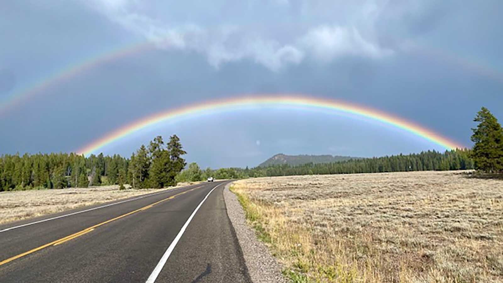 The rainbow after the storm.