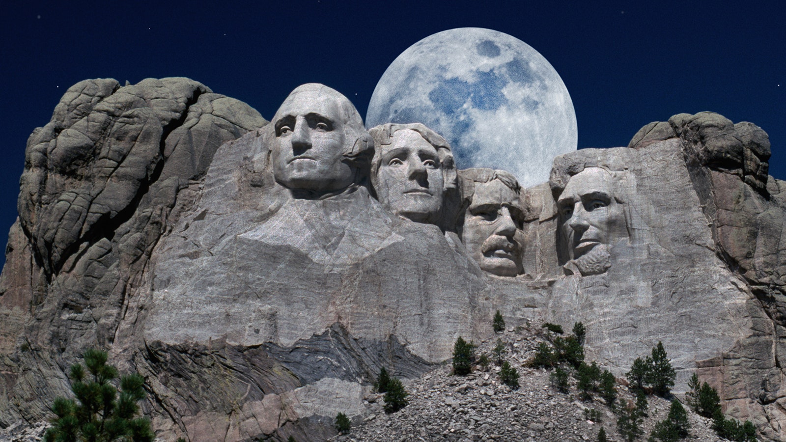 Mount Rushmore in South Dakota took 14 years to build and has become one of the most recognizable American monuments. But it's not what was first envisioned. The original plan was for them all to also have their torsos carved into the mountain.