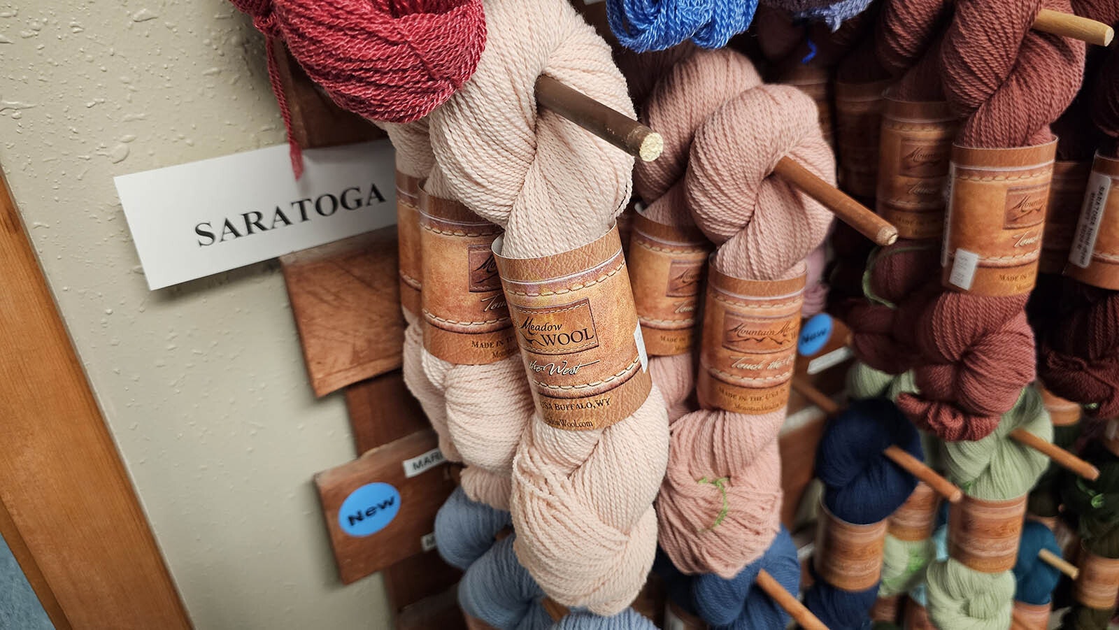 The Saratoga is a fine wool, suitable for socks and lacy shawls.