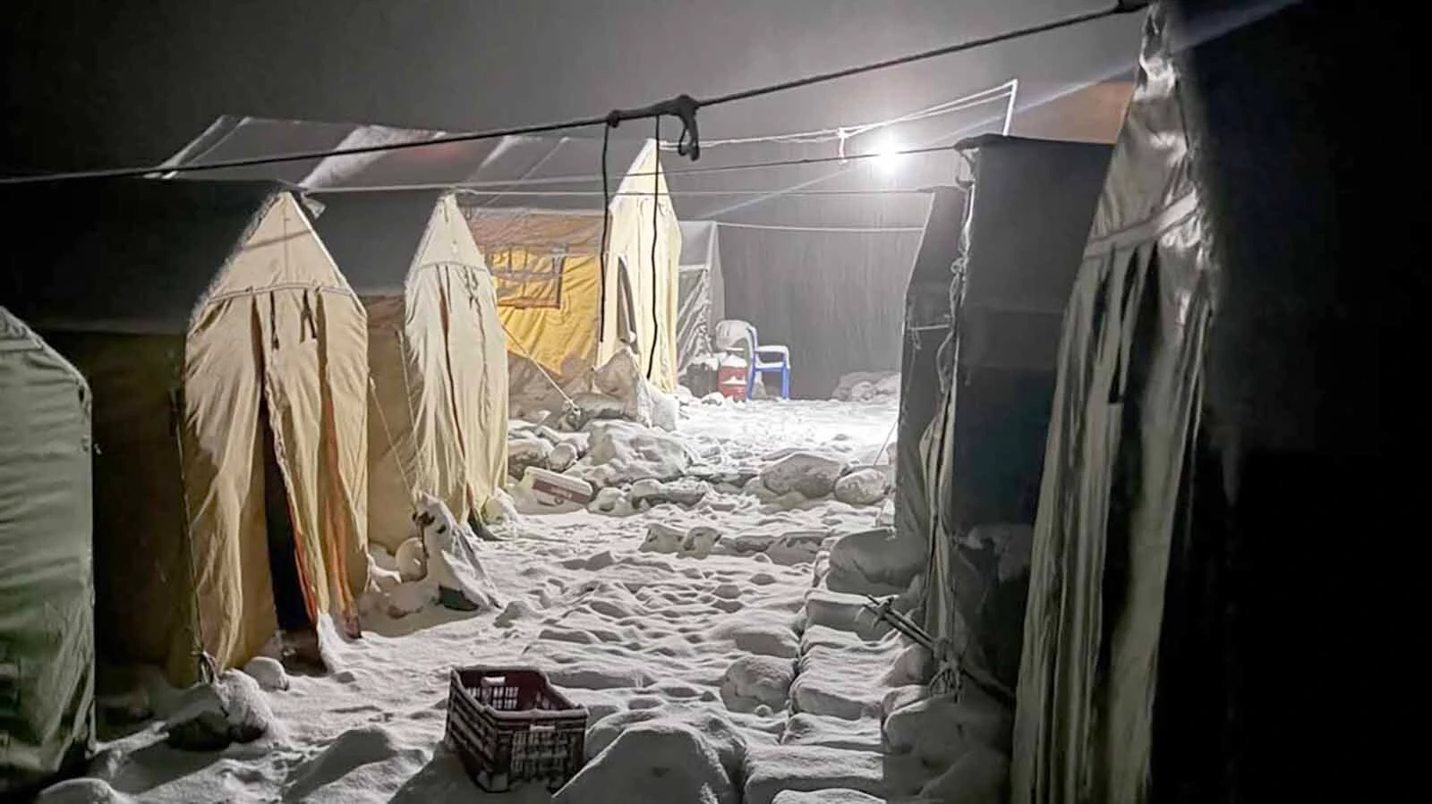 Tents and snow were part of the experience of the Lovell friends as they prepared to make the summit of Lobouche East.