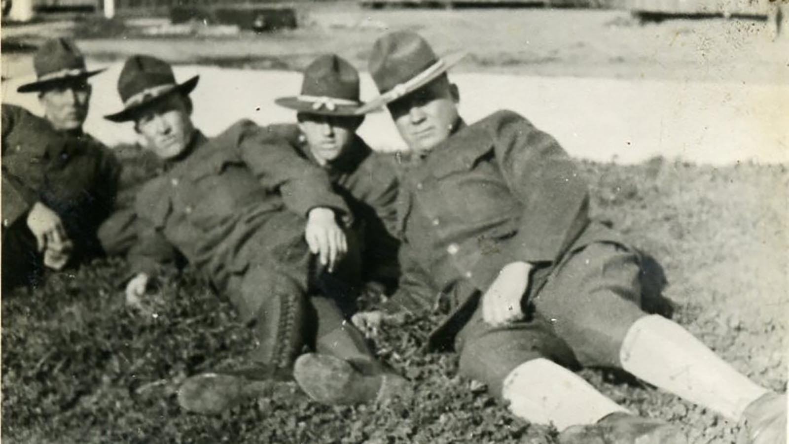 Jacob Henry "Jake" Yoho, second from the left.