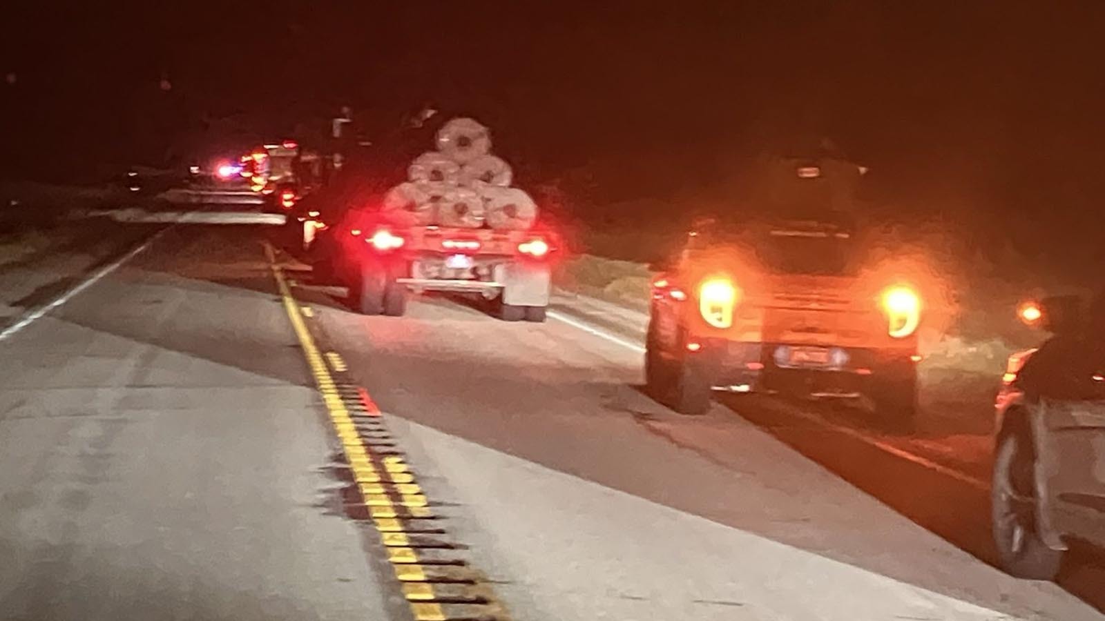 “You need to get people coming,” a commercial truck driver said he told the 911 operator Wednesday night, July 30, 2025, about a head-on crash between a car and a semi. Authorities confirm one person was killed in the crash on Wyoming Highway 220 near Muddy Gap.