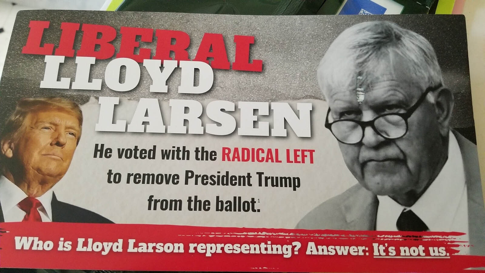 Mudslinging mailers Lloyd Larsen 2 7 22 24