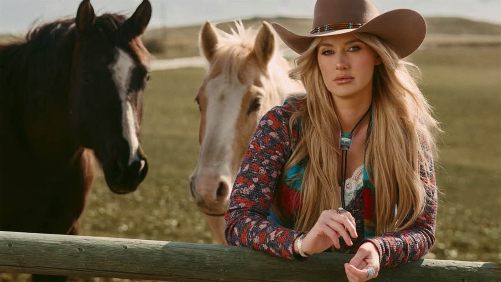 Caroline Munsick designs many of the items in the line of Western accessories.