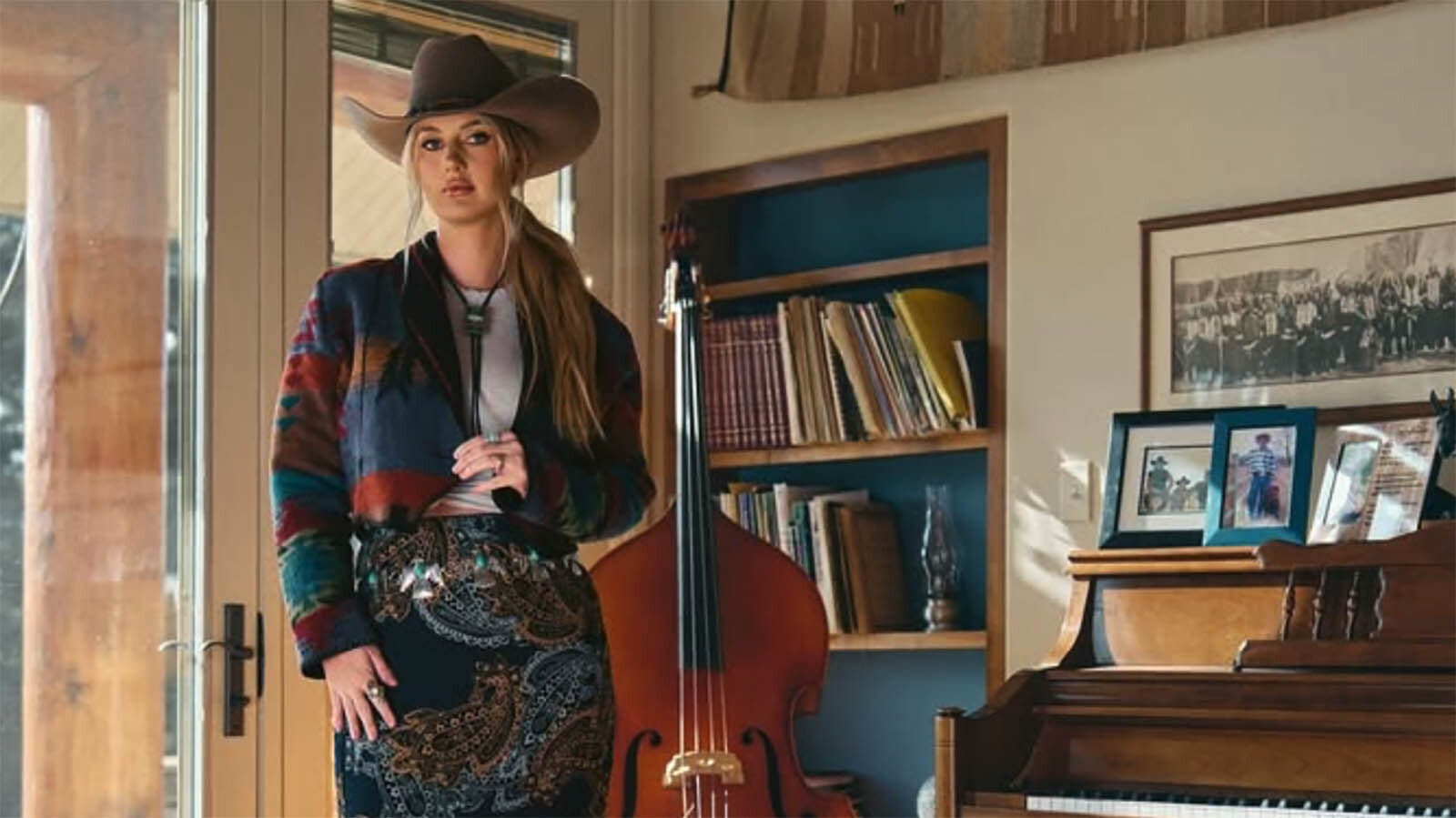 Caroline Munsick designs many of the items in the line of Western accessories.