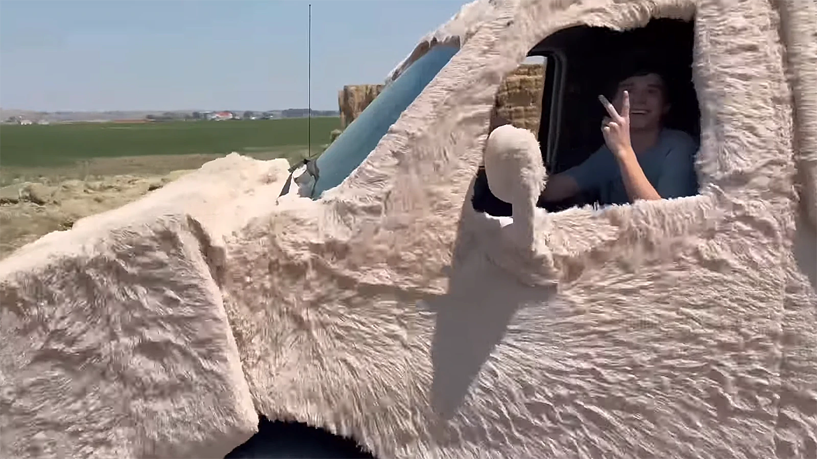A Powell man who built a "Dumb And Dumber" Mutt Cutts van replica with his best friend says it turns heads everywhere they drive it in the Bighorn Basin. "I basically had to shampoo the whole thing," he said about cleaning it up. "It was a nightmare."