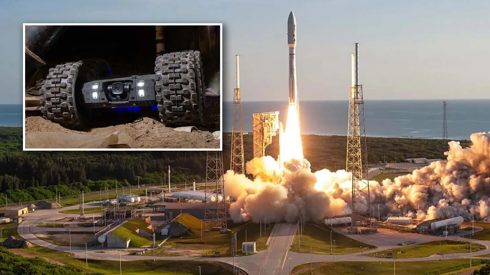 Big-wheeled drones made by a Laramie company crawl into tight spots so well that NASA is using one at the Kennedy Space Center rocket launch site.