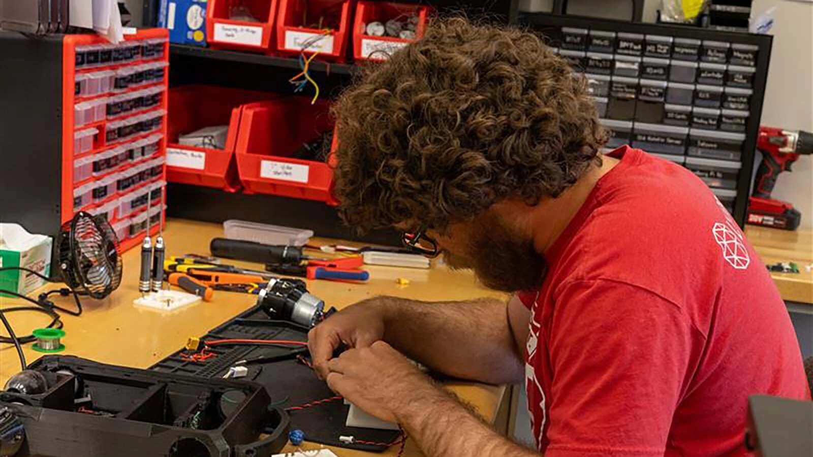The Wombat is a Wyoming-made drone that relies on big wheels and a simple body to get its job done — inspecting tight crawl spaces. Engineer Brady Wagstaff was one of the inventors of this simple drone and recently sold one to NASA who used it to inspect its water pipes for the Artemis project.