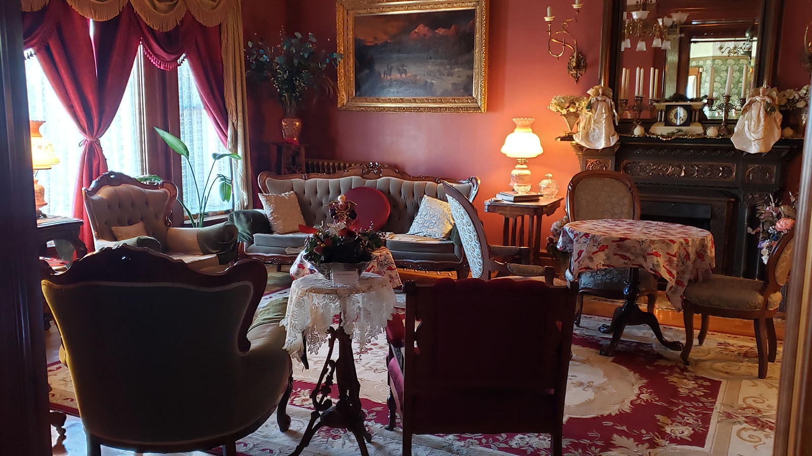 The war room at the Nagle-Warren mansion where Sen. F.E. Warren, Buffalo Bill Cody, William Howard Taft and Gen. John J. Pershing would talk military and political strategies important not just to Wyoming, but the nation.
