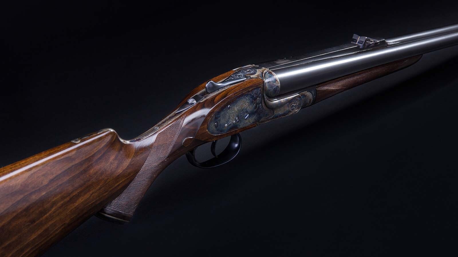 Custom-made double rifles are a favorite for hunting dangerous big game animals in Africa.