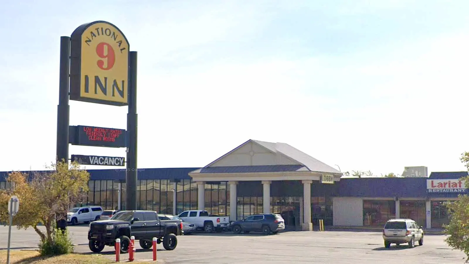 The National 9 Inn in east Gillette, Wyoming.