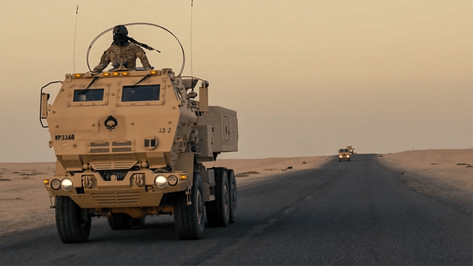 Members of the 2-300 Field Artillery Battalion of the Wyoming National Guard on deployment in the Middle East.