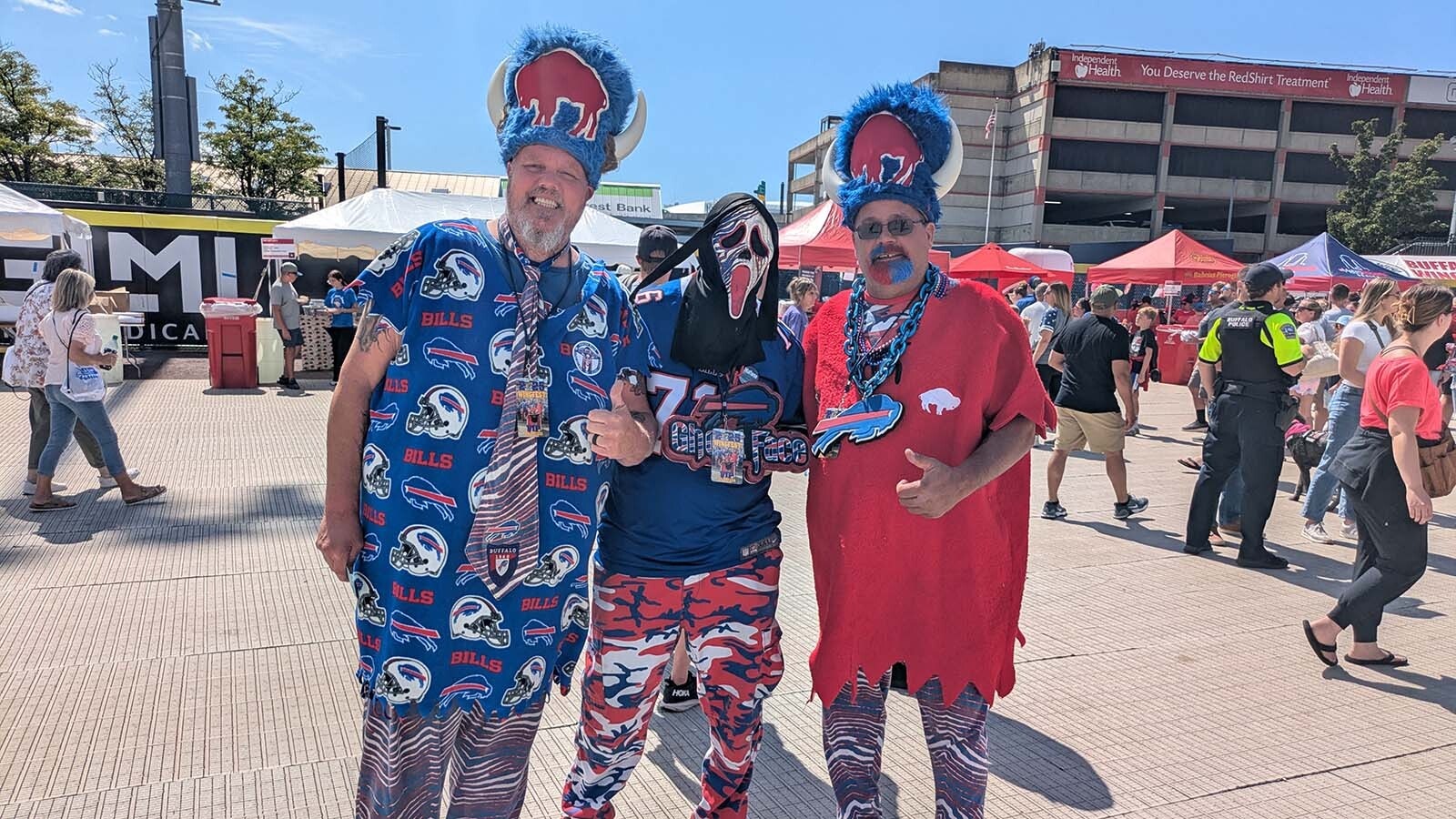 Is this a Buffalo Bills game or a Buffalo Wing Festival? It's sometimes hard to tell.