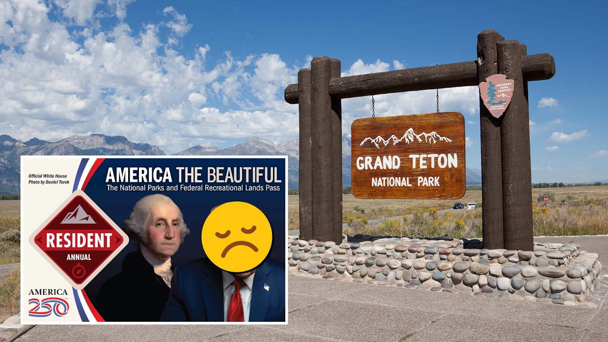 Protesters Slap Stickers Over Trump's Image On National Park Passes ...
