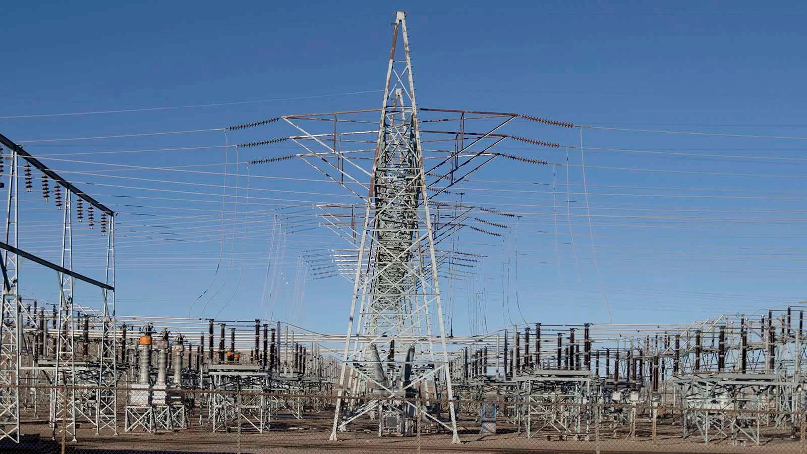 The Naughton power substation in Kemmerer delivers electricity to Rocky Mountain Power customers in Wyoming.