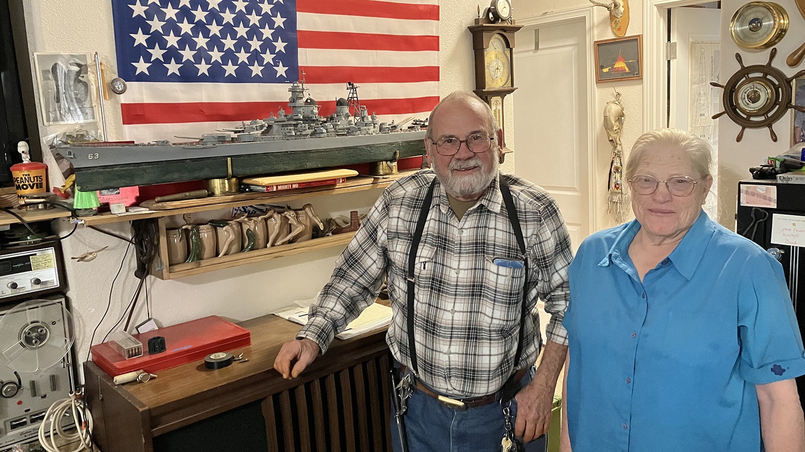 Midwest’s Gene and Eunice Dickerson have lived in Midwest, Wyoming for the past 14 years and made their property into U.S. Navy museum.