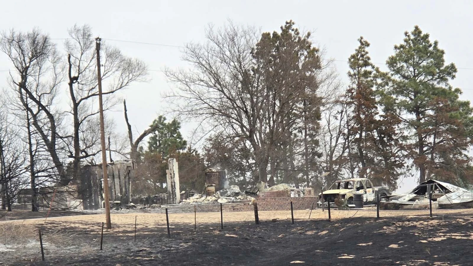 Garden County Sheriff Randy Ross lost his home in the Morrill Fire.
