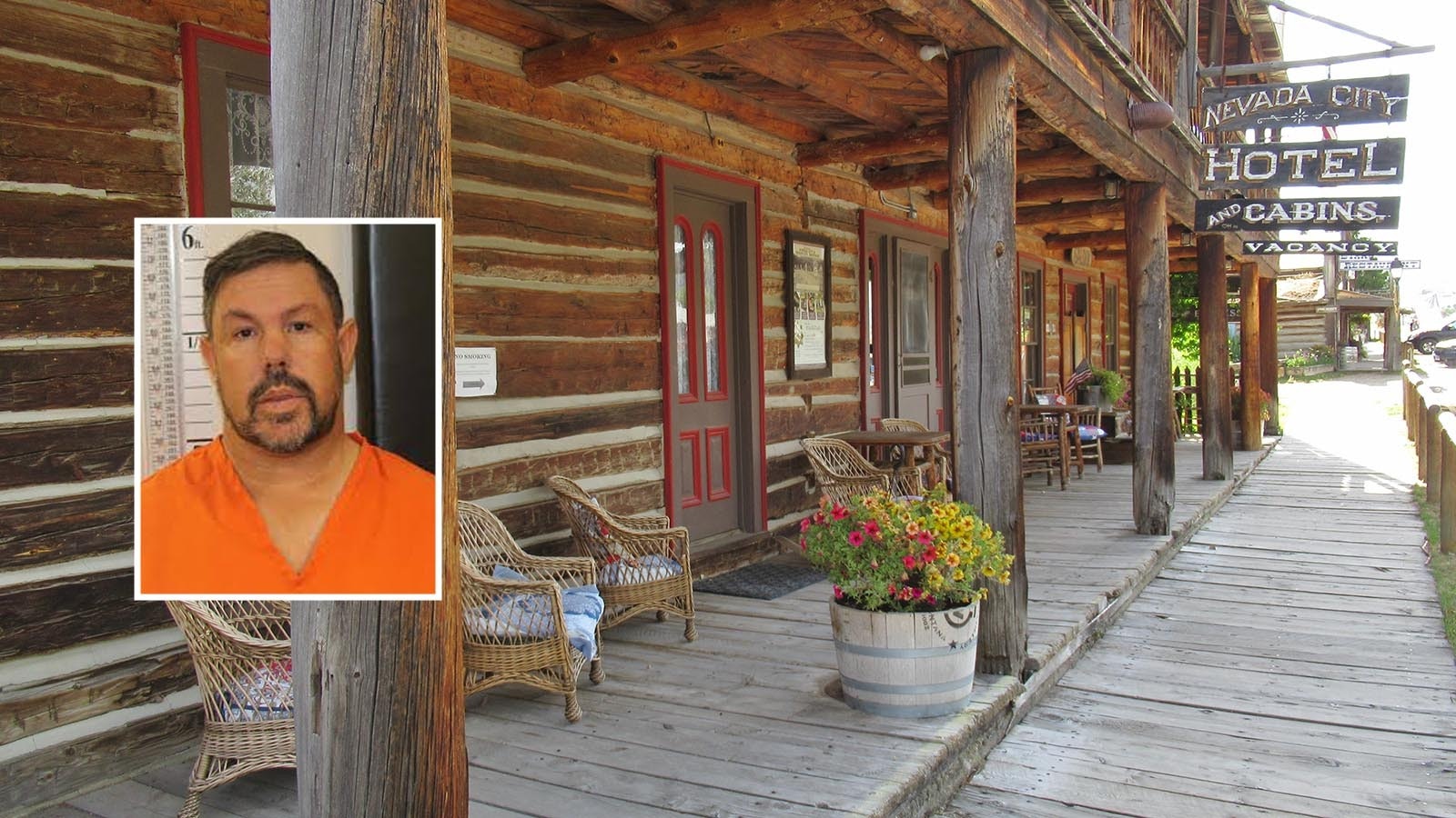 The historic ghost town of Nevada City, Montana, is one of the sites Michael Allen was charged with overseeing.