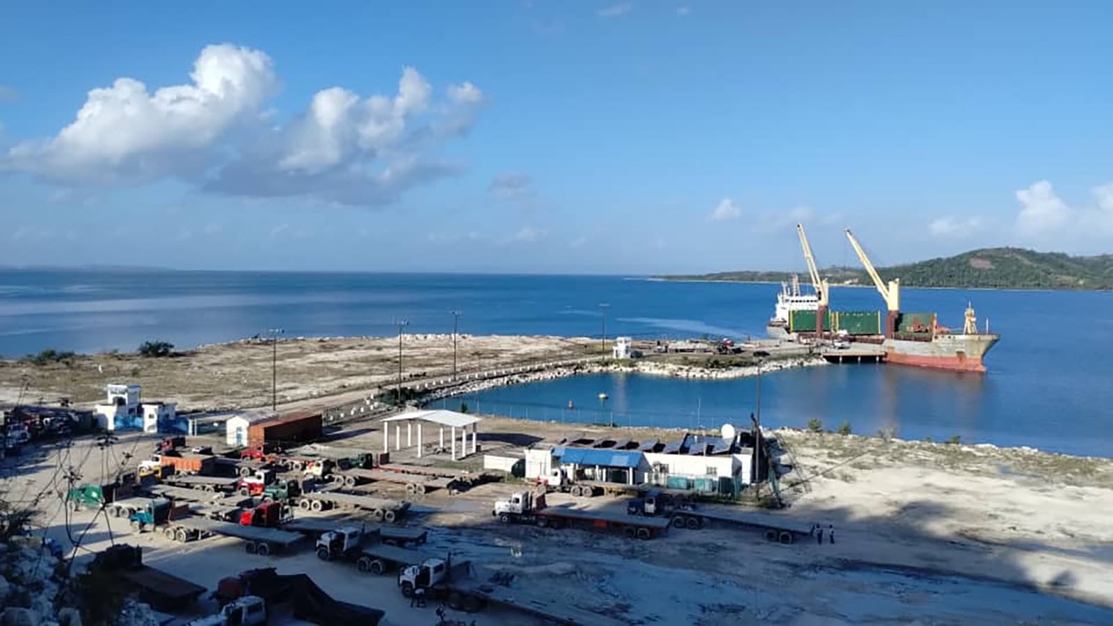 Haiti’s first port in the southern peninsula in 50 years opened this year and is receiving shipments of cement, flour, and sugar.