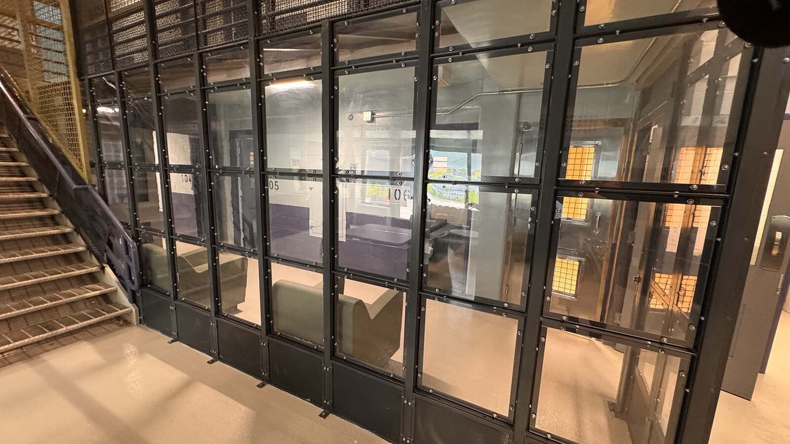 Laramie County Sheriff Brian Kozak talks about the new mental health pods at the Laramie County Detention Center, describing how a significant number of inmates have serious mental problems but the jail didn't have an adequate place to hold them. That includes a barrier between the mental health cells and common areas.