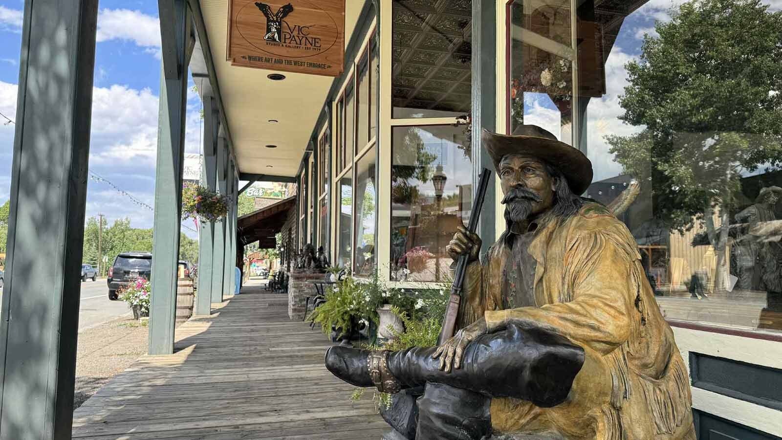 The Vic Payne Studio and Gallery along Wyoming Highway 120 in Meeteetse. Payne is offering his professional guidance and expertise to Justin and Tiffani Gerlach as they plan and build their new bronze foundry, which already has work waiting, as it will help Payne and his son, Dusty, fulfill commissions for their bronze sculptures.