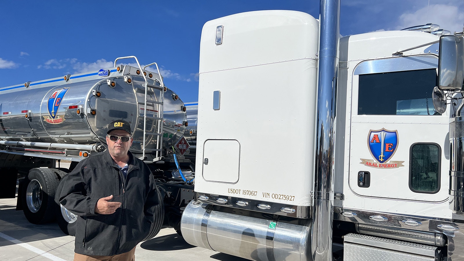 Truck driver David Nichols frequently travels the notorious “Snow Chi Mihn Trail” stretch of Interstate 80 between Rawlins and Laramie. He’s grateful to see a new resting lot for truckers open just off the Quealy Dome exit.