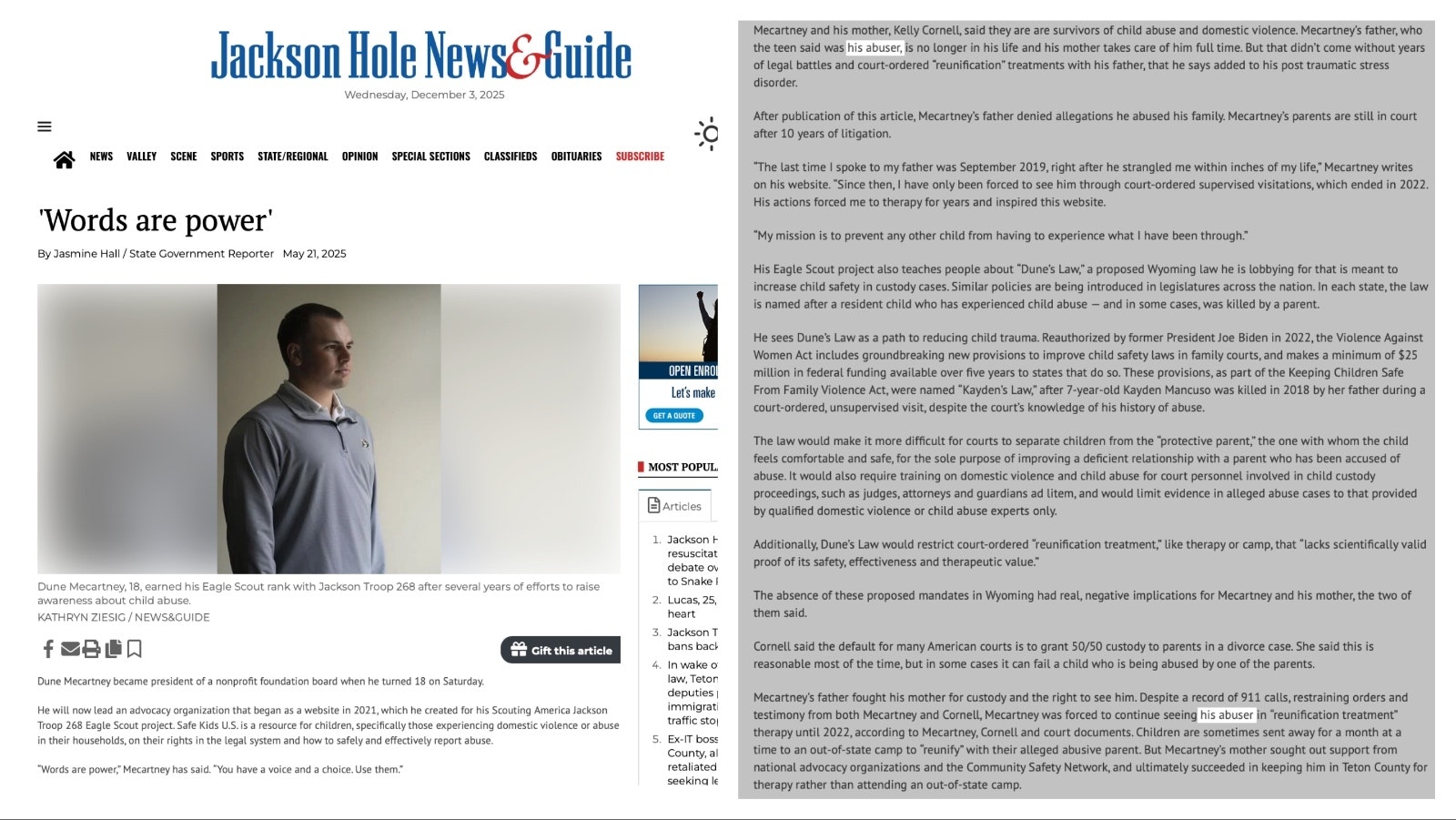 Jackson Hole News&Guide online.