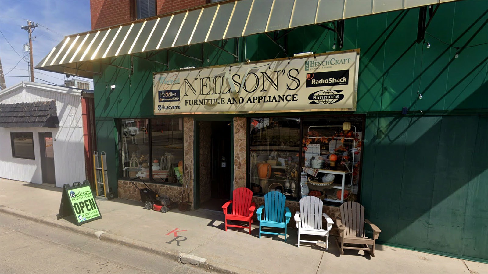 Nielsen's Furniture and Appliance in Kemmerer, Wyoming, is also an authorized RadioShack reseller.