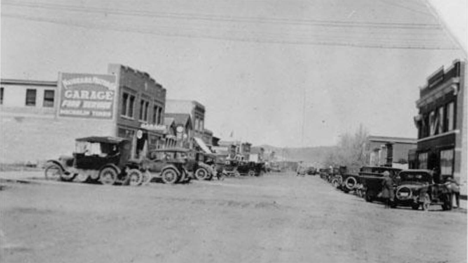 The town of Lusk was founded along the railroad when Frank Lusk won the bid for the townsite. The original tent town of Silver Cliff subscquently died and Niobrara historians are trying to uncover stories about the ghost town.