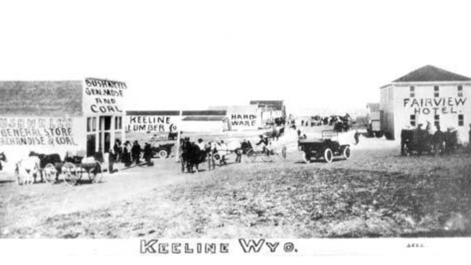 Keeline, Wyoming in Niobrara County was once a bustling frontier town but little is left of the town today and the Niobrara Historical Society volunteers are working to preserve the few stories they have been able to find.