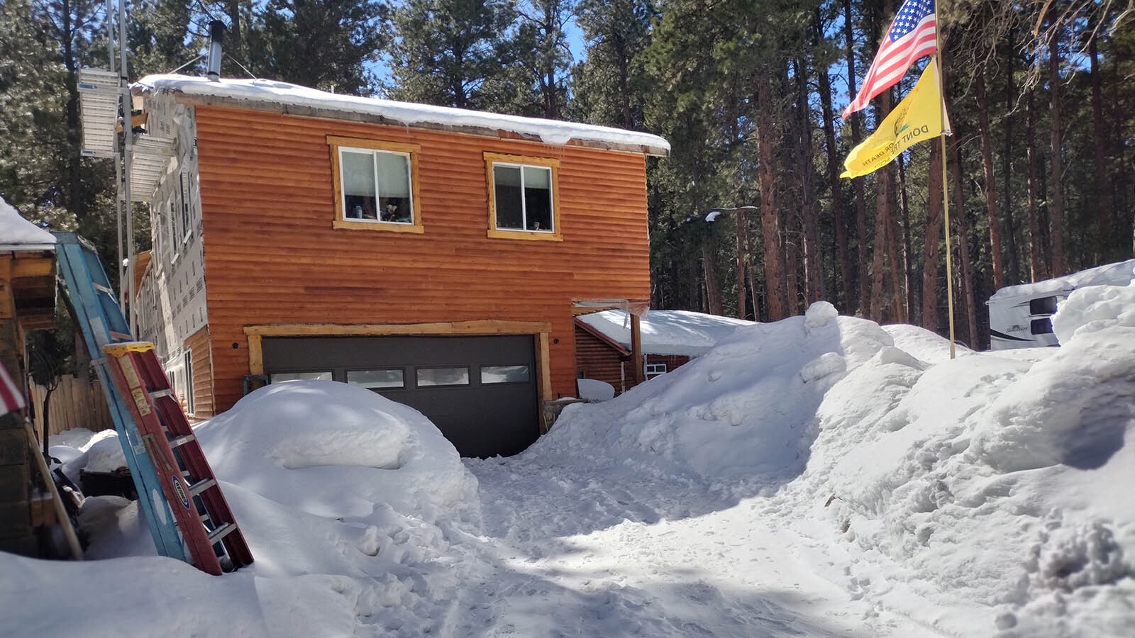 Building their home in Story, Wyoming, was a true family affair for Steve and Bridget Snyder and their young kids. They didn’t just do the work themselves, they did it together, which gives them a deeper connection to their home.