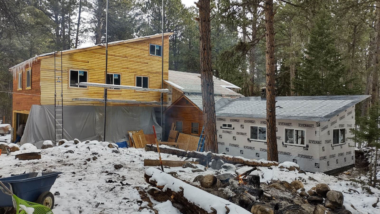 Building their home in Story, Wyoming, was a true family affair for Steve and Bridget Snyder and their young kids. They didn’t just do the work themselves, they did it together, which gives them a deeper connection to their home.