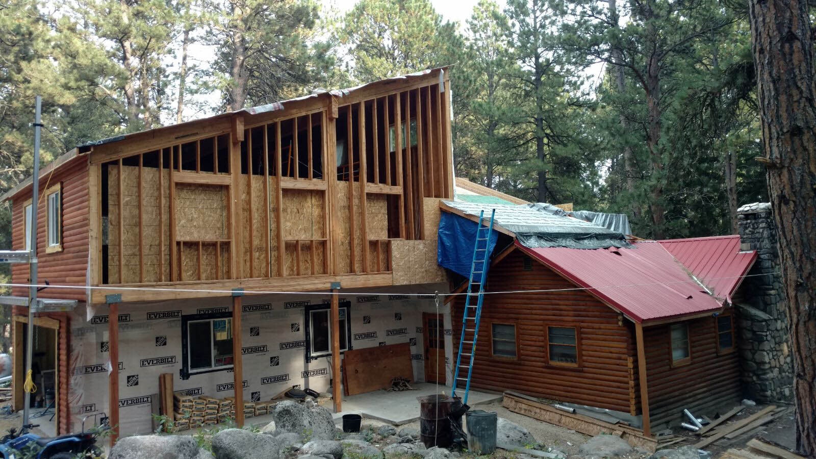 Building their home in Story, Wyoming, was a true family affair for Steve and Bridget Snyder and their young kids. They didn’t just do the work themselves, they did it together, which gives them a deeper connection to their home.