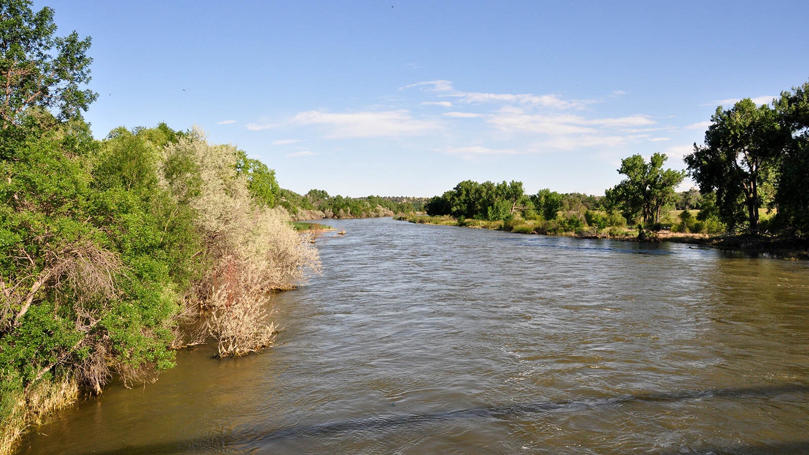 North Platte River in Goshen County, Wyoming.