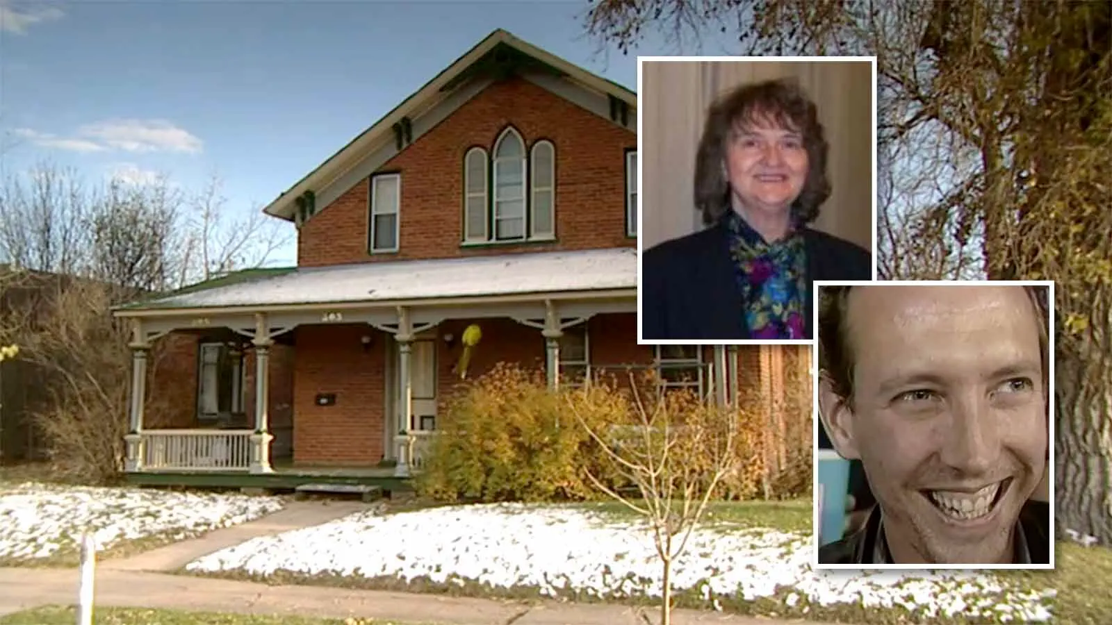 "Mayor" Helen Edwards kept a close eye on remote Laurence Canyon in the foothills outside Fort Collins. A dispute over pioneer graves there connected her notes to the 1995 murder of filmmaker Allen Ross in Cheyenne, ultimately helping undermine a coverup. Above, Ross' home in Cheyenne. His body was found in the basement.