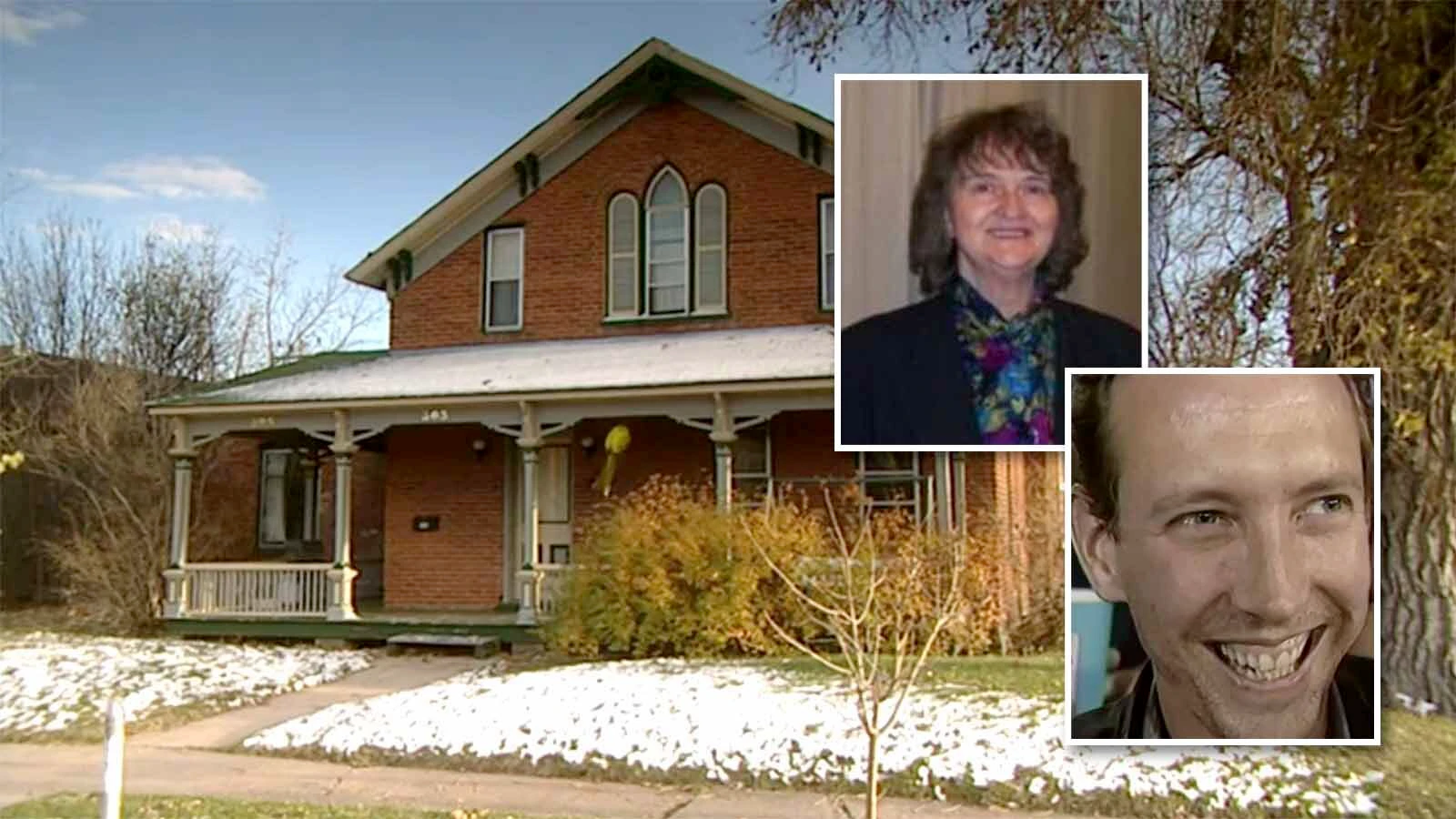 "Mayor" Helen Edwards kept a close eye on remote Laurence Canyon in the foothills outside Fort Collins. A dispute over pioneer graves there connected her notes to the 1995 murder of filmmaker Allen Ross in Cheyenne, ultimately helping undermine a coverup. Above, Ross' home in Cheyenne. His body was found in the basement.