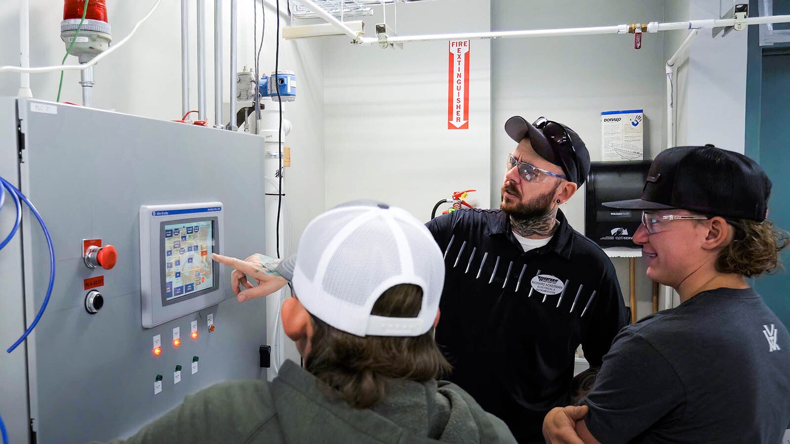 Students in the Manufacturing Industrial and Technology Department at Western Wyoming Community College.